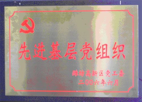 点击查看详细信息<br>标题：2006年先进基层党组织 阅读次数：4759